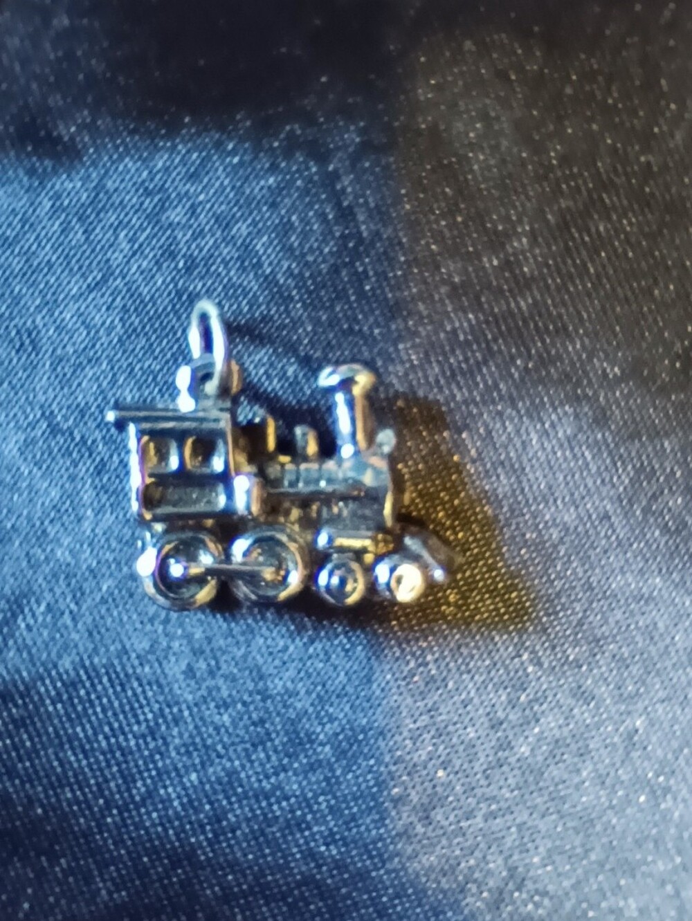 Vintage Train Engine Charm